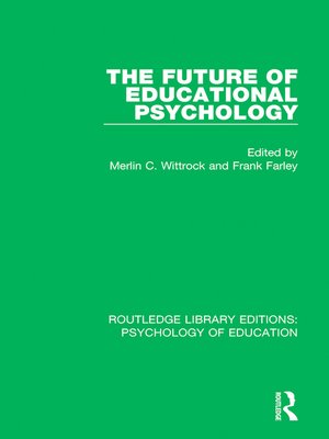 cover image of The Future of Educational Psychology